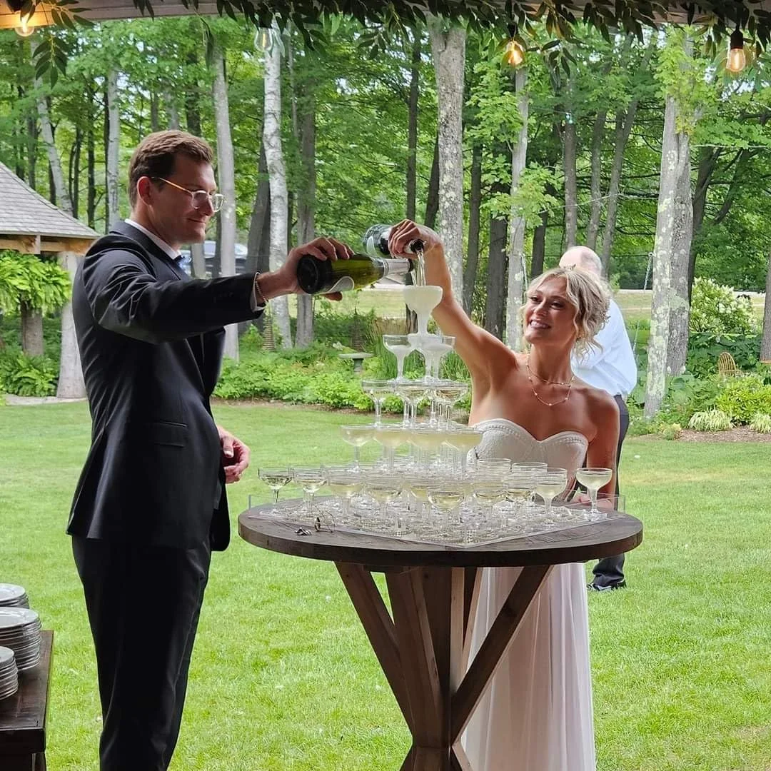 Champagne Tower Set - 20-60 adet akrilik şampanya kupa bardakları