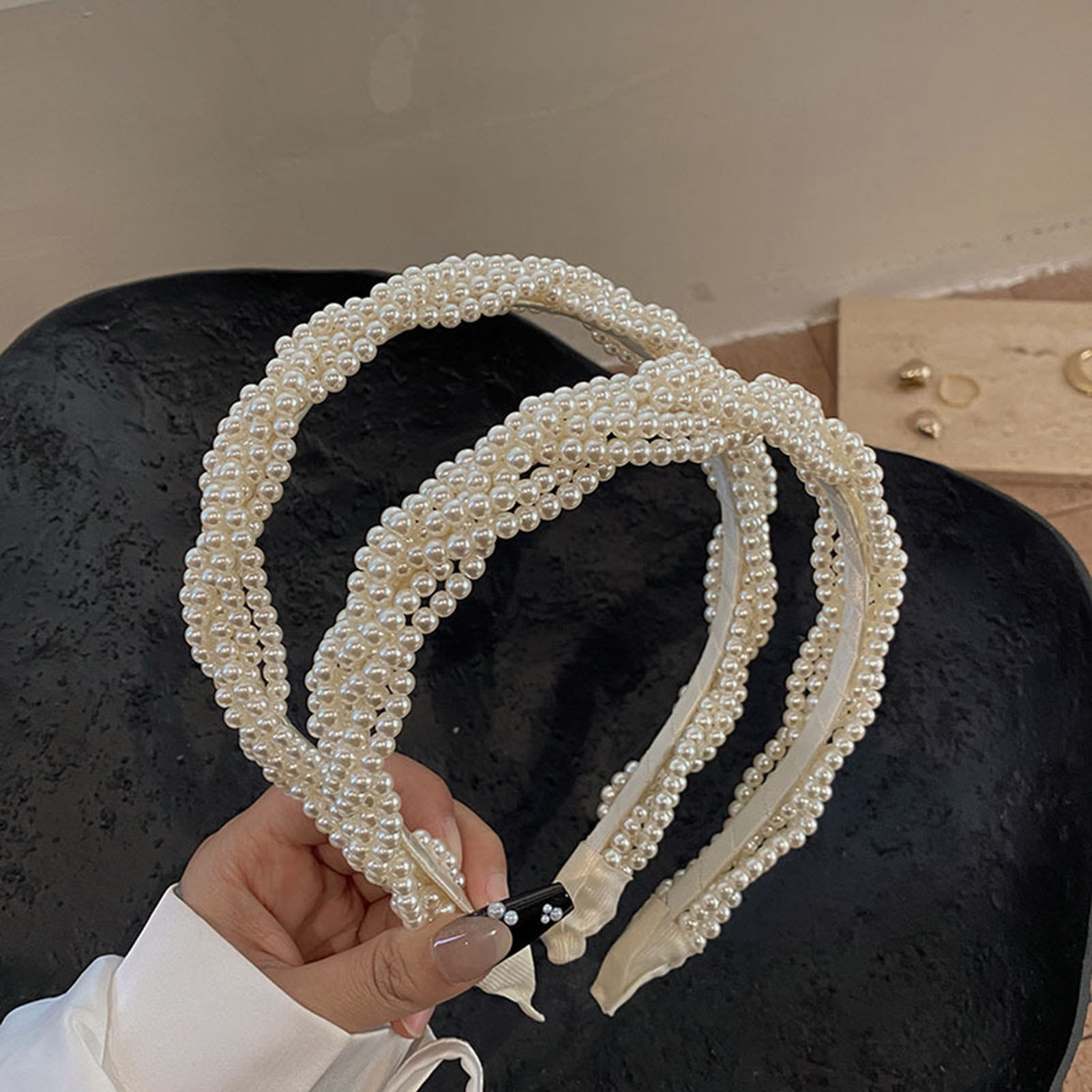 Wedding Supply Store - Kadınlar için zarif Inci Kafa Bandı