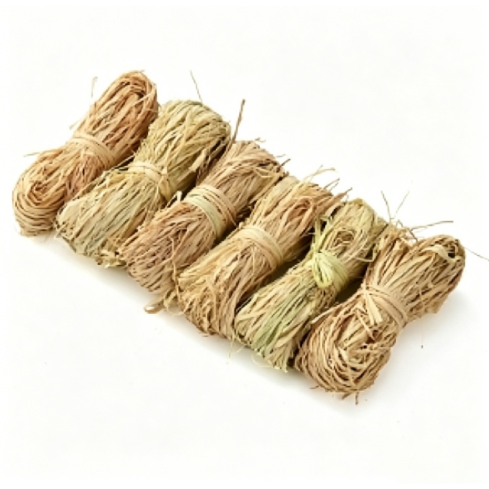 Wedding Floral Supply - Doğal Vintage Rafya Parçalama Dolgu Malzemesi