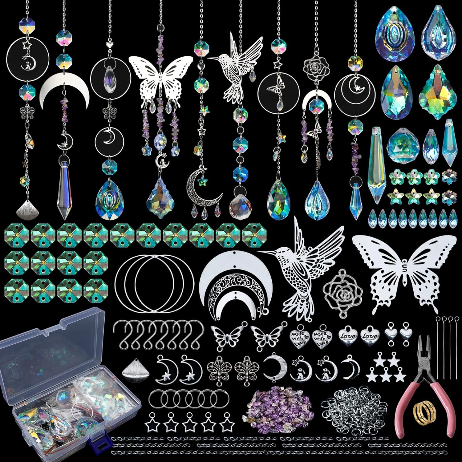 Wedding Supply Kit - DIY 400 adet SunCatchers Yapma Malzemeleri
