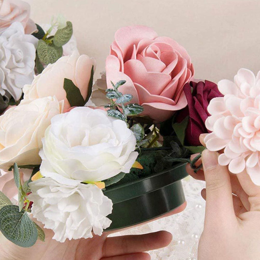 Wedding Floral Supply - 2 Adet Yuvarlak Çiçeklik, Su Emici