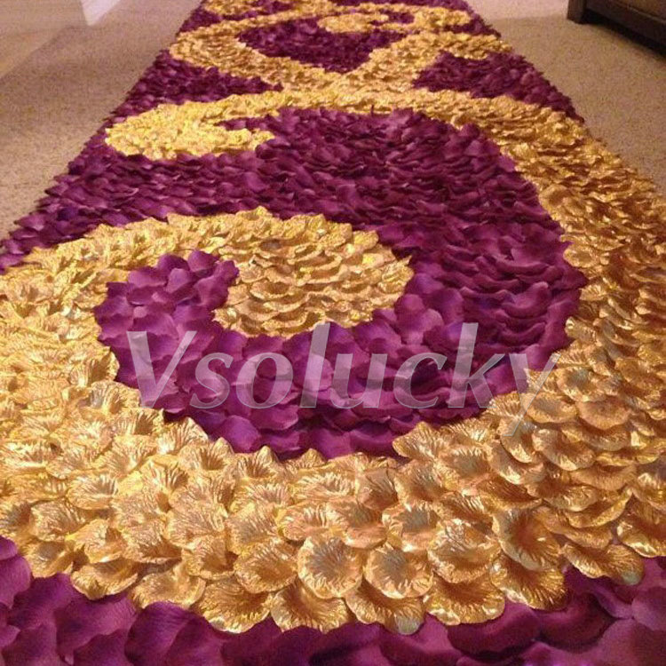 100 adet/paket İpek gül yaprak - Supply Wedding Venue incelemesi ve fiyatı