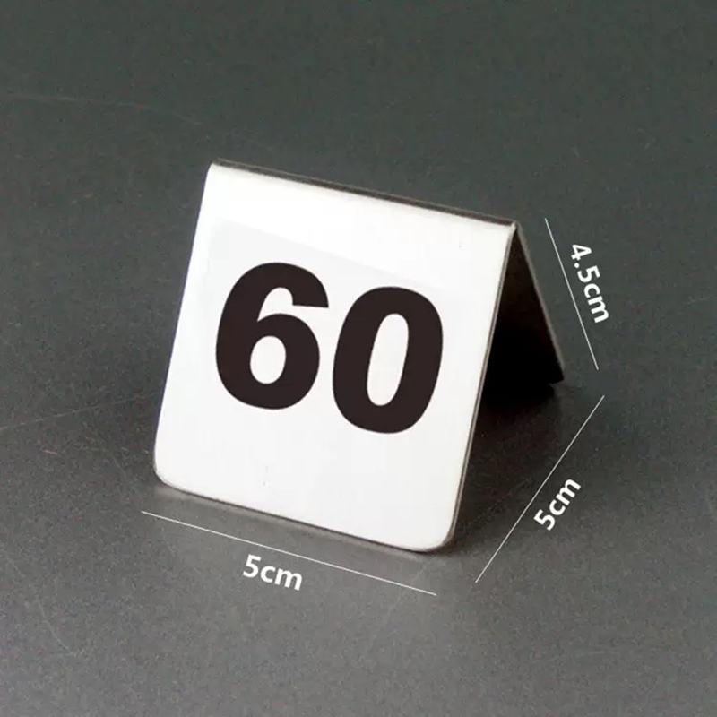 Çift Taraflı Paslanmaz Çelik M - Table Number Gold incelemesi ve fiyatı