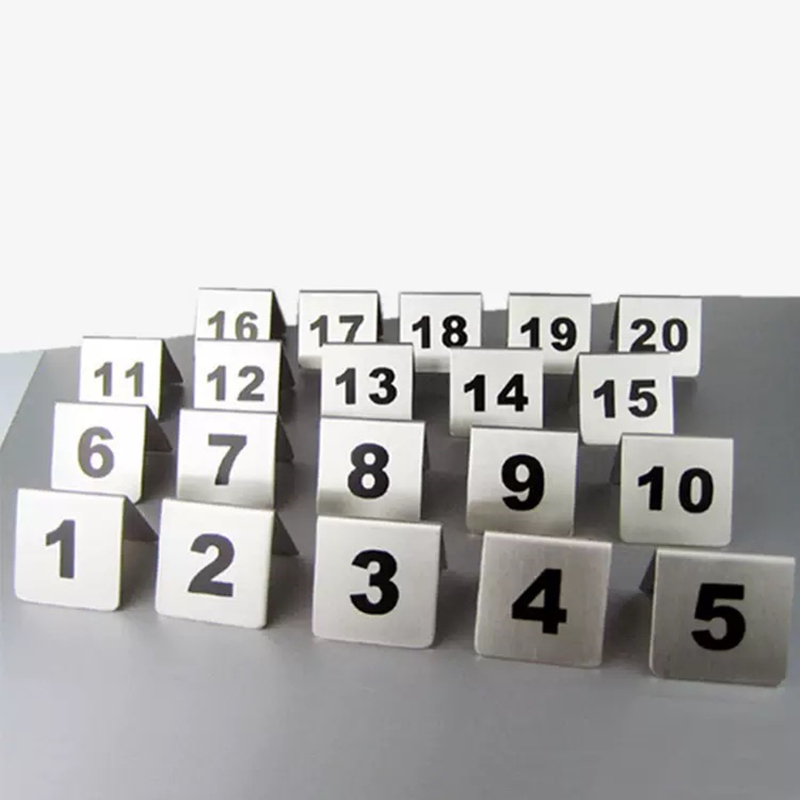 Çift Taraflı Paslanmaz Çelik M - Table Number Gold incelemesi ve fiyatı
