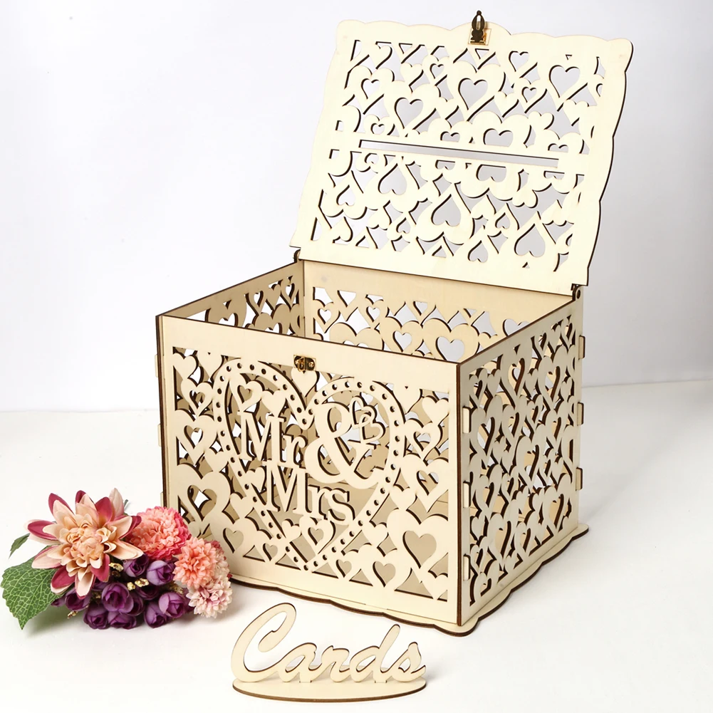 Ahşap evlilik davetiyesi kutu  - Wedding Card Box incelemesi ve fiyatı