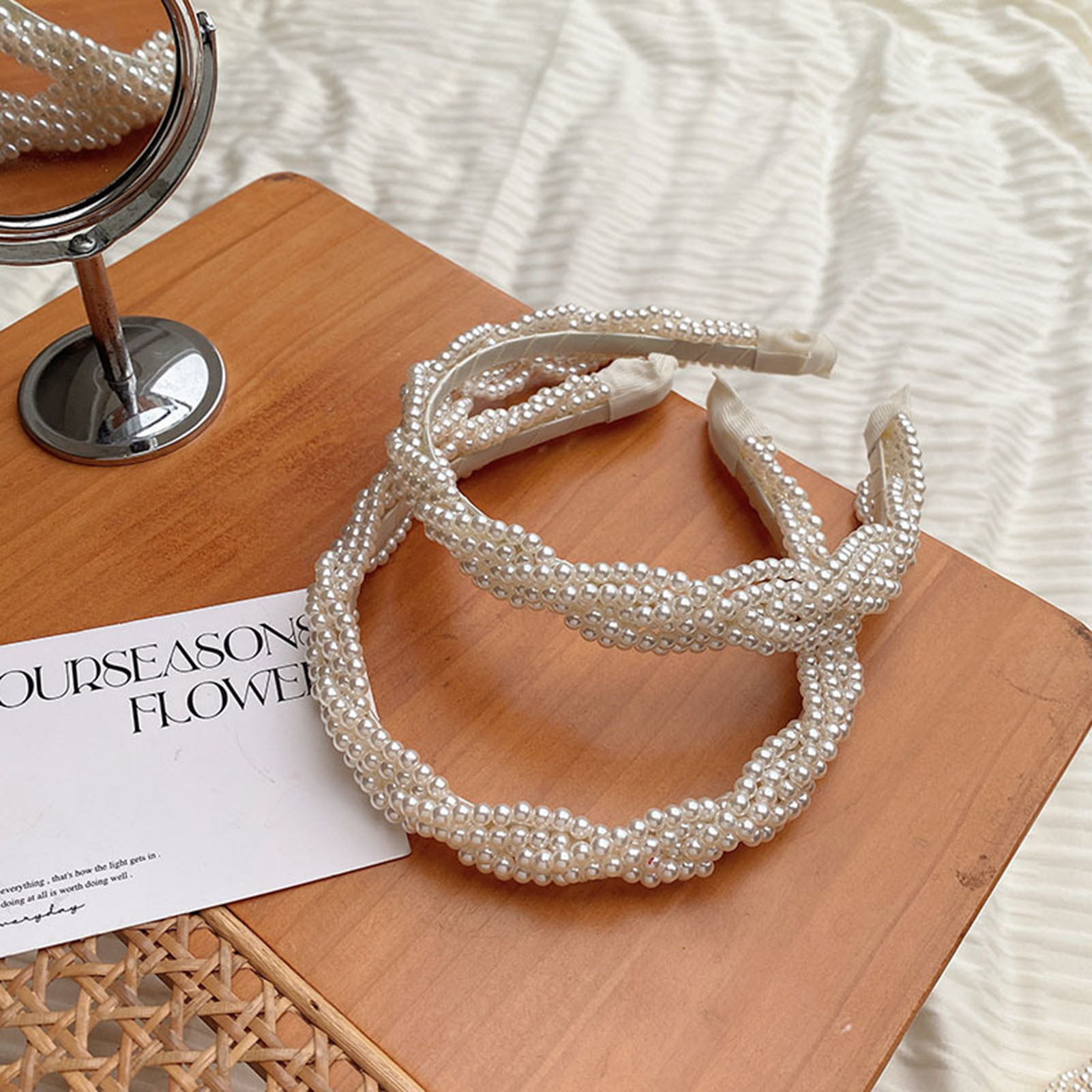 Kadınlar için zarif Inci Kafa  - Wedding Supply Store incelemesi ve fiyatı