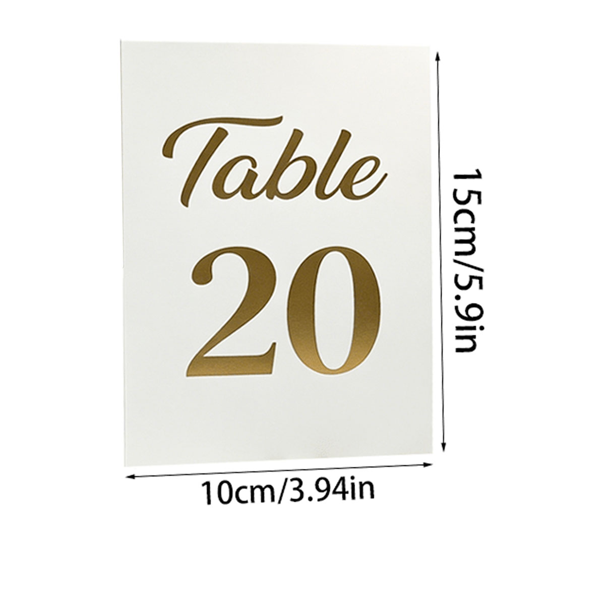 1 takım Altın Varak Düğün Masa - Table Number Gold incelemesi ve fiyatı