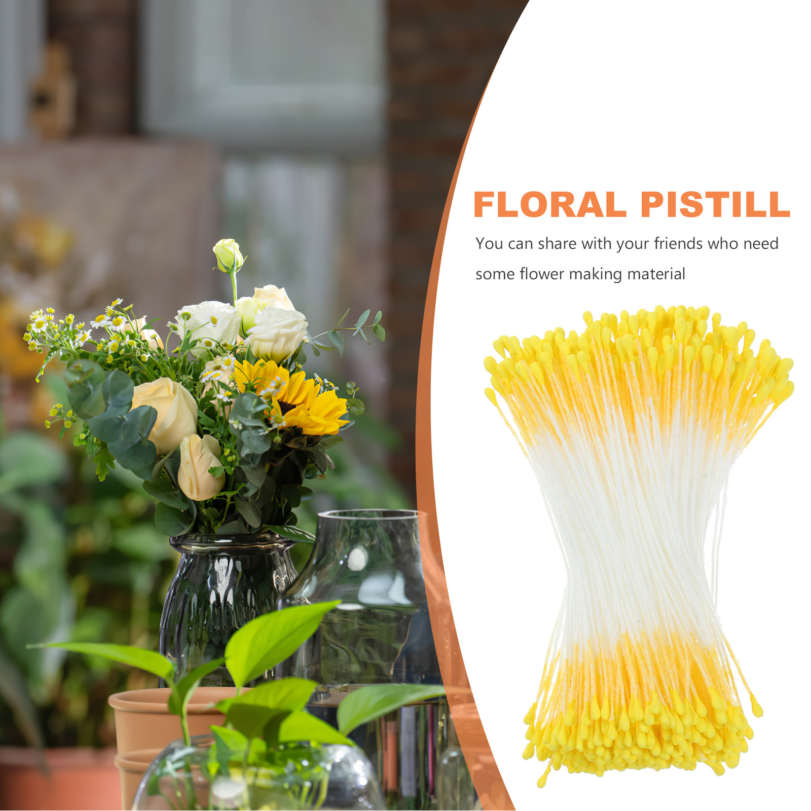 Çift Başlı El Yapımı Çiçek Göb - Wedding Supply Bulk incelemesi ve fiyatı