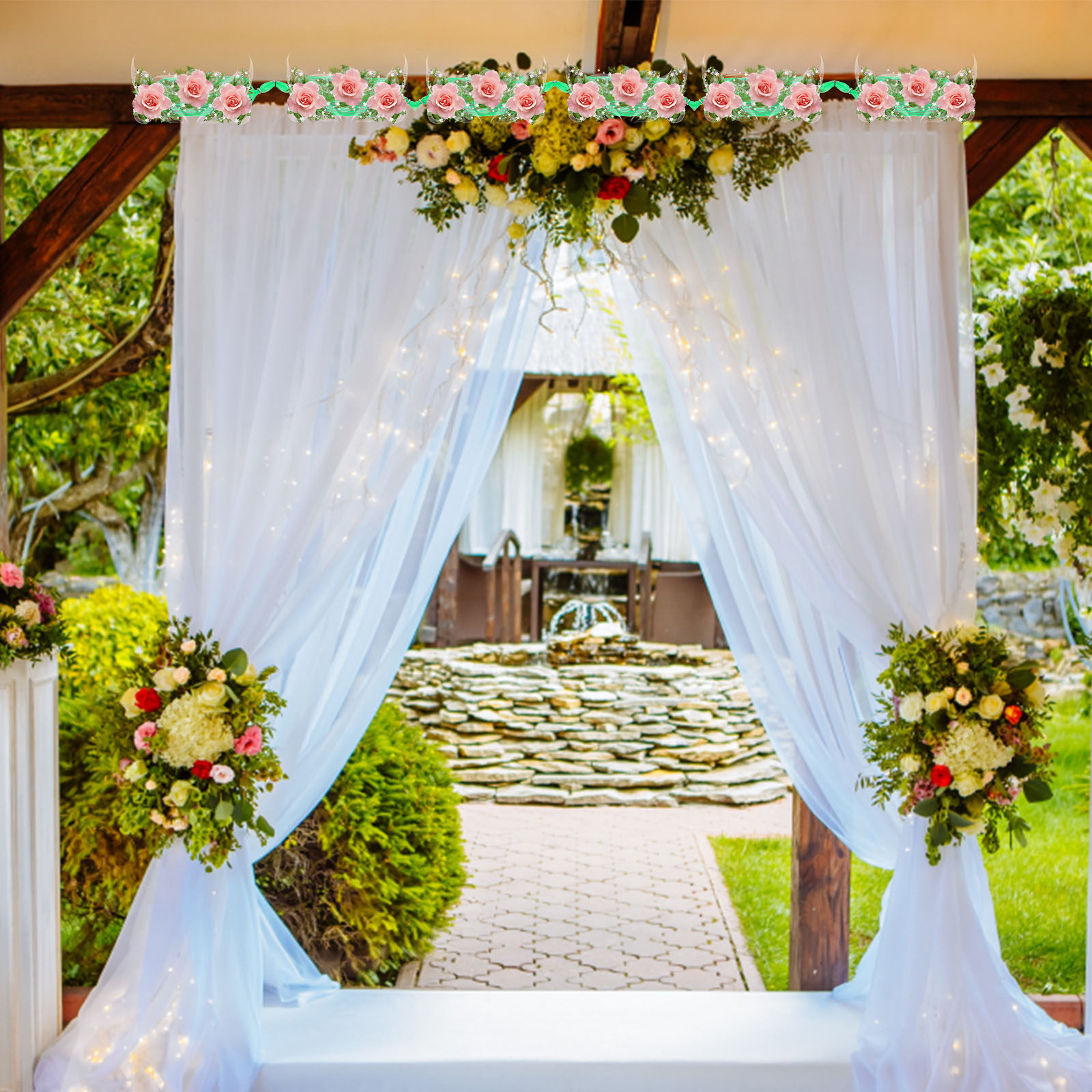 1 Set Sosis Şeklinde Çiçek Sün - Wedding Floral Supply incelemesi ve fiyatı