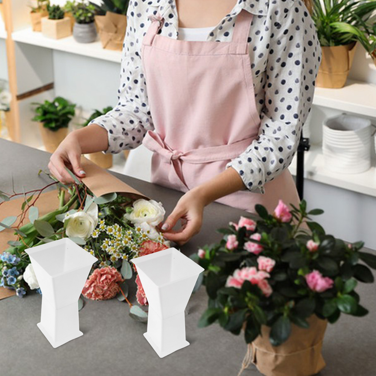 10 Adet Kare Çiçek Aranjmanı T - Wedding Floral Supply incelemesi ve fiyatı