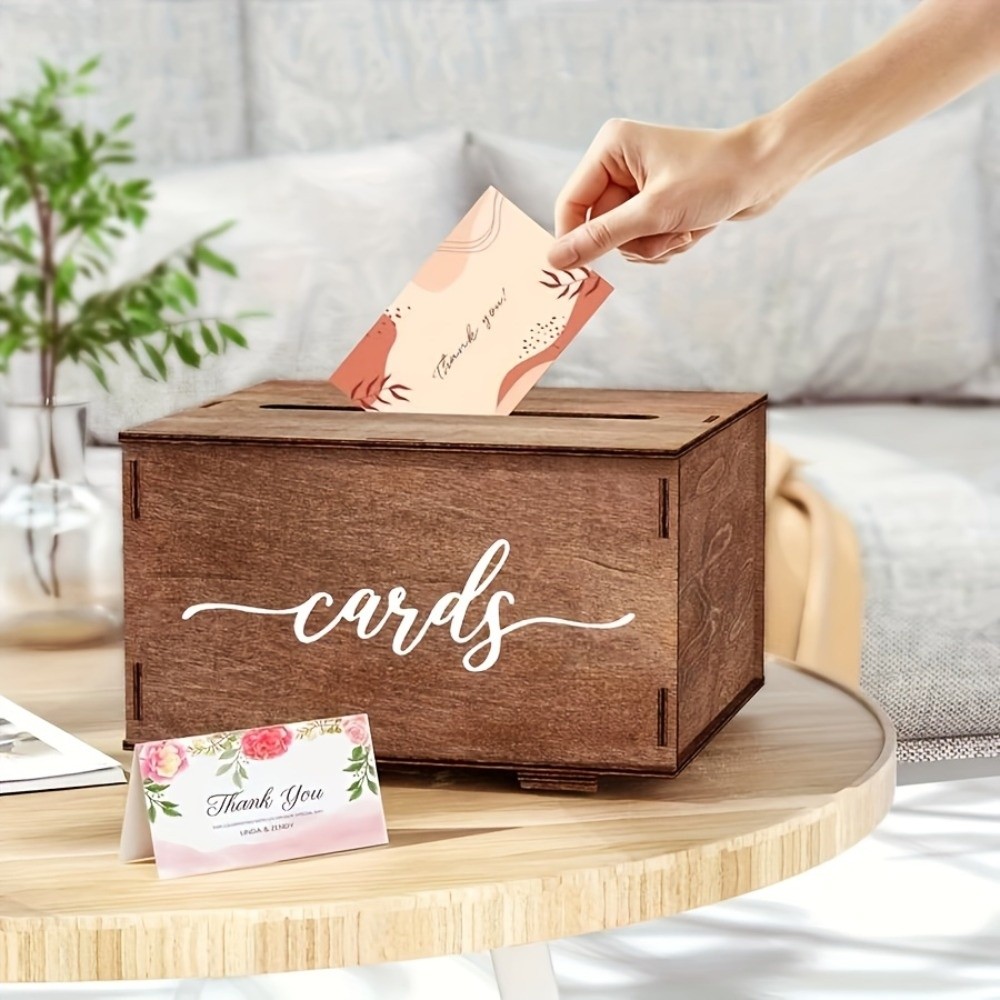 Yeni Ahşap Düğün Kartı Kutusu  - Wedding Card Box incelemesi ve fiyatı