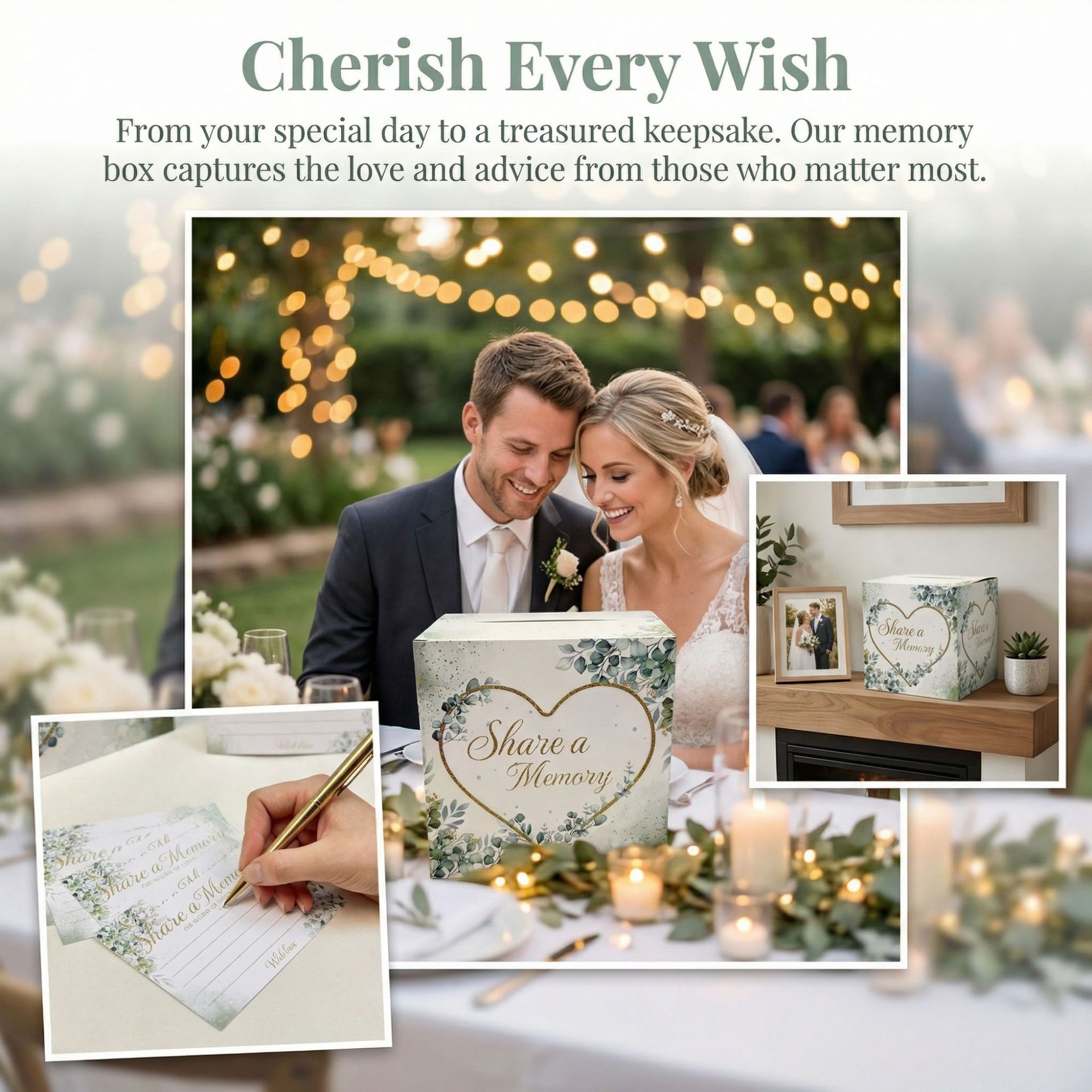 Beyaz Çiçekli Düğün Kart Kutus - Wedding Card Box incelemesi ve fiyatı