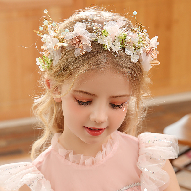 Kadın kızlar çiçekli kafa band - Wedding Supply Store incelemesi ve fiyatı