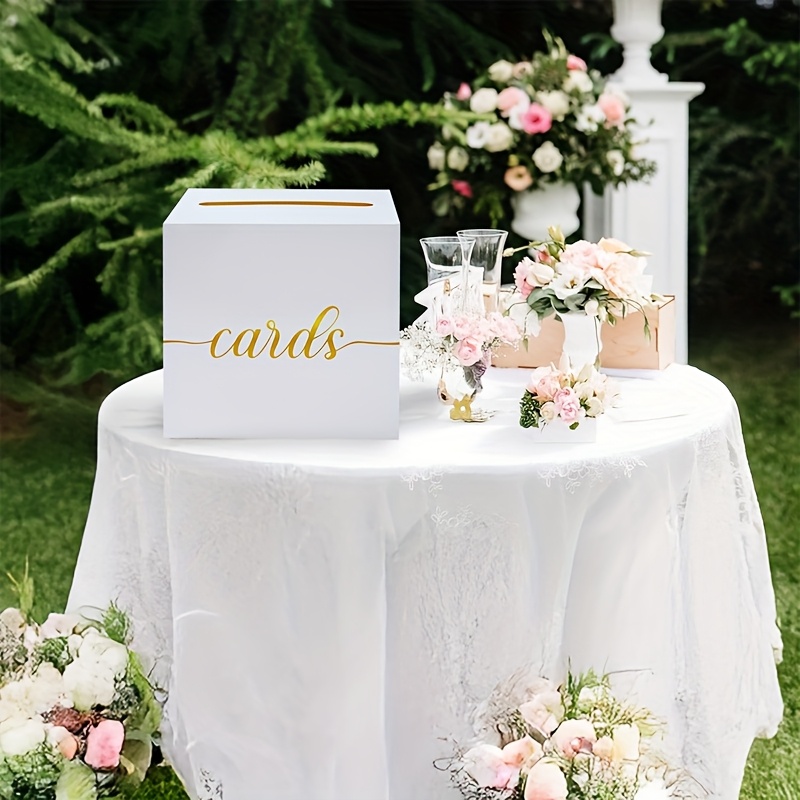 4 adet Beyaz Düğün Kartı, Altı - Wedding Card Box incelemesi ve fiyatı