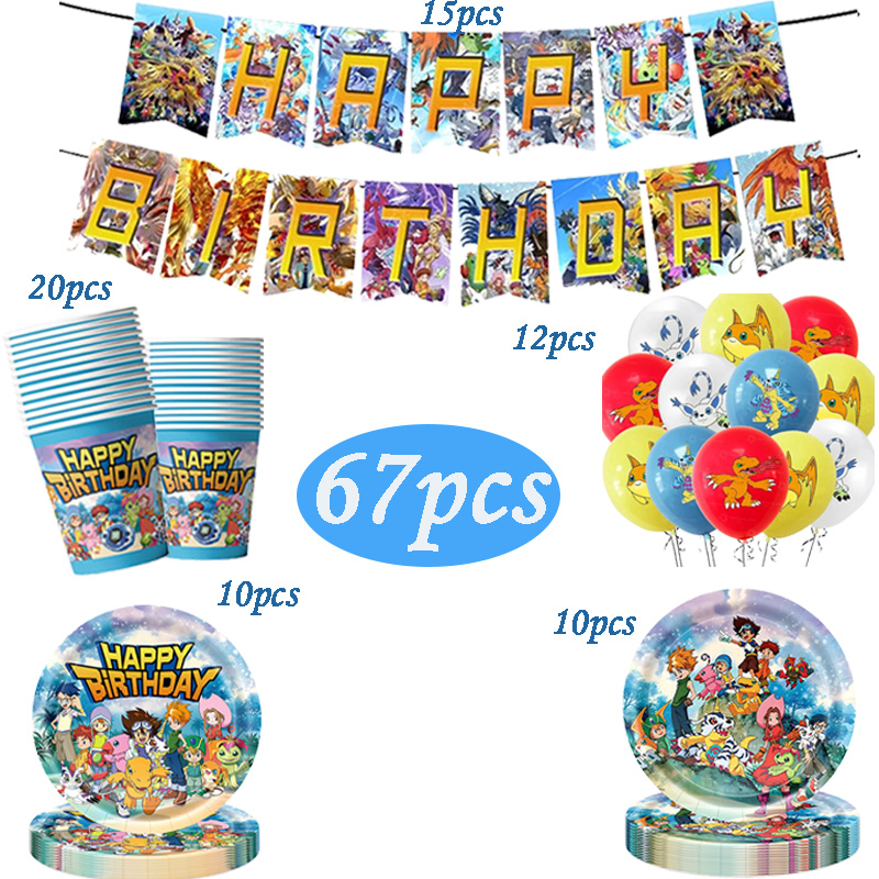 Digimon Temalı Doğum Günü Part - Wedding Supply Kit incelemesi ve fiyatı